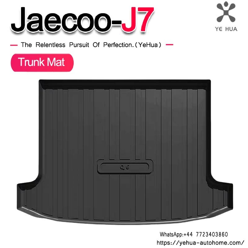 For Chery Jaecoo J7 2022-2024 Floor Mat Car Trunk Mat Luggage Mat TPE waterproof Anti-Slip Set Floor Liner Mat